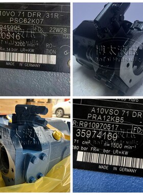 SKS赛克斯SA10VS028/45/71/100/140DFR/DR/31R-PKC62K68柱塞泵电