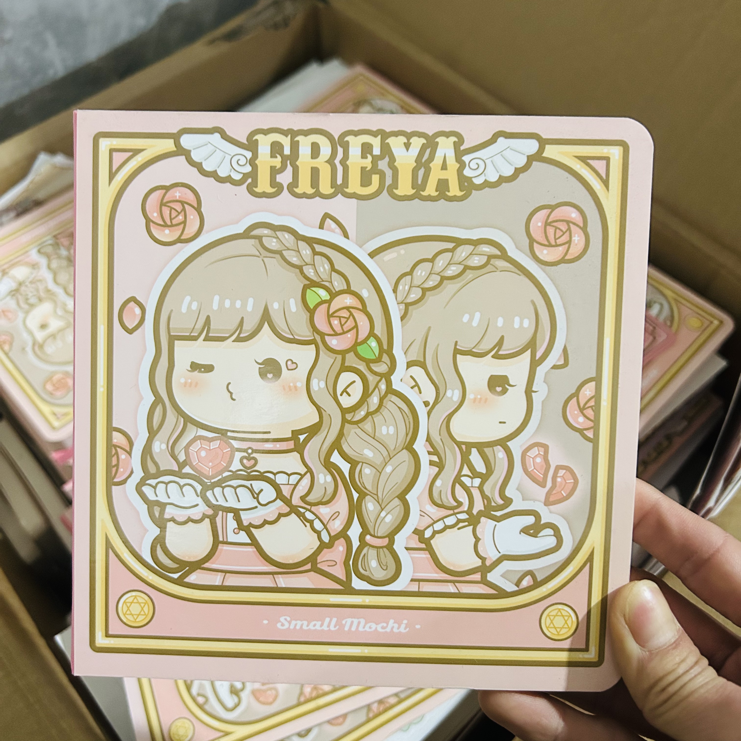 多加小麻薯新品方方本手账本魔法女孩手帐本儿童礼物加厚方格本