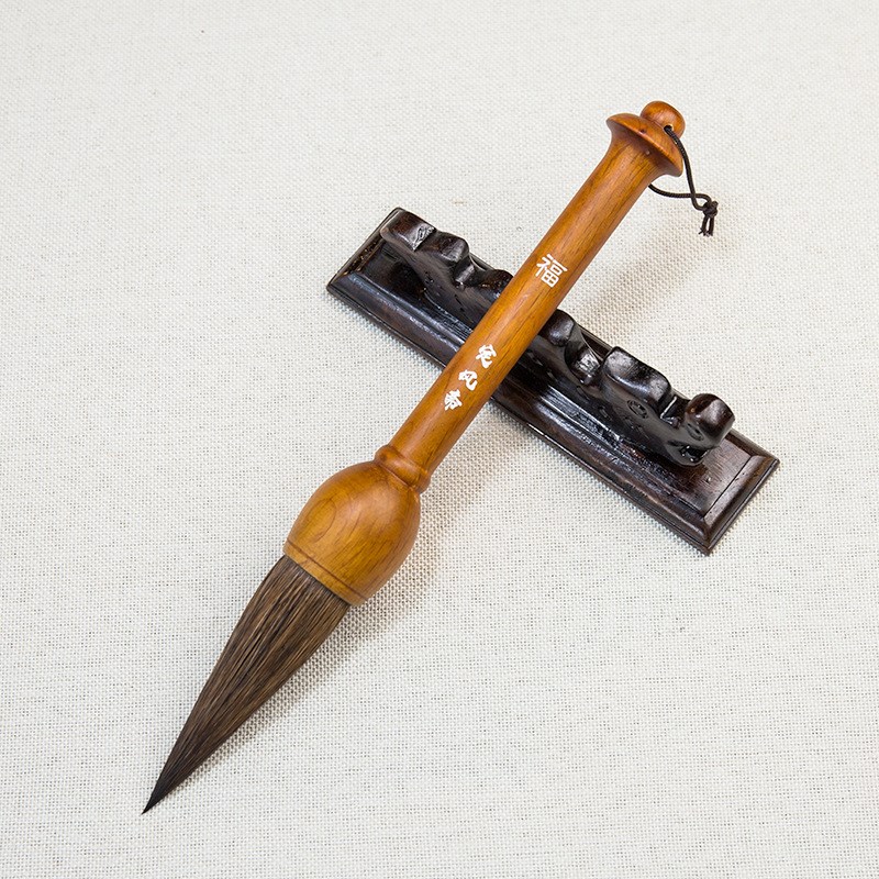 福禄寿兼毫狼毫羊毫斗笔大字书法国画大号抓笔对联榜书硬毫毛笔