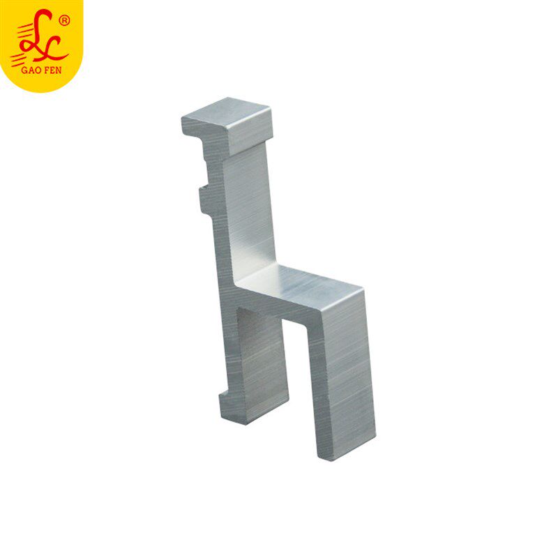 铝型材h型卡条卡槽 铝合金型材异型材铝板连接件 铝材开模定制