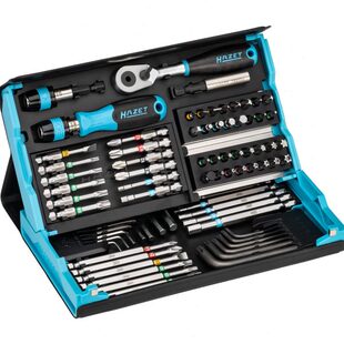 德国HAZET哈蔡特2200SC-31工具组套小飞棘轮套筒批头迷你组套家用