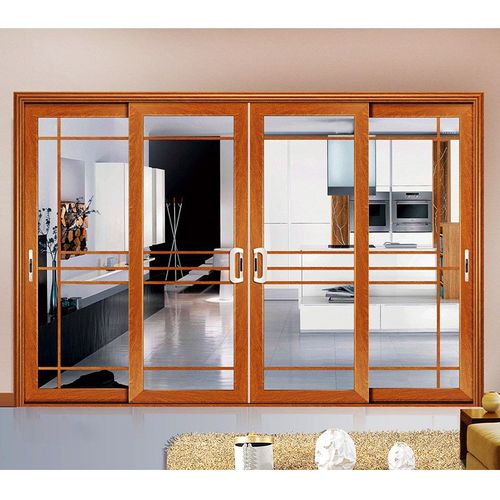 120断桥铝重型推拉门3轨室内铝合金别墅阳台中空氩气钢化玻璃移门