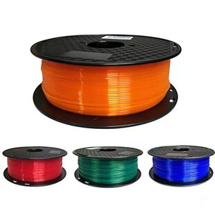 3d打印机耗材 透明 pla 蓝红绿黄紫 色  1.75mm  1KG 透光 打印丝