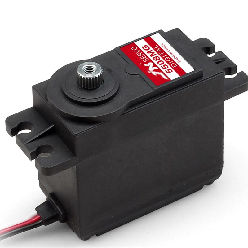 jx5508MG数码数字JX金属舵机8kg防堵转防水适车船机器人单片机械