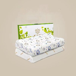 6岁以上 K&U儿童乳胶枕头原装 进口天然乳胶婴童护颈椎透气助眠2