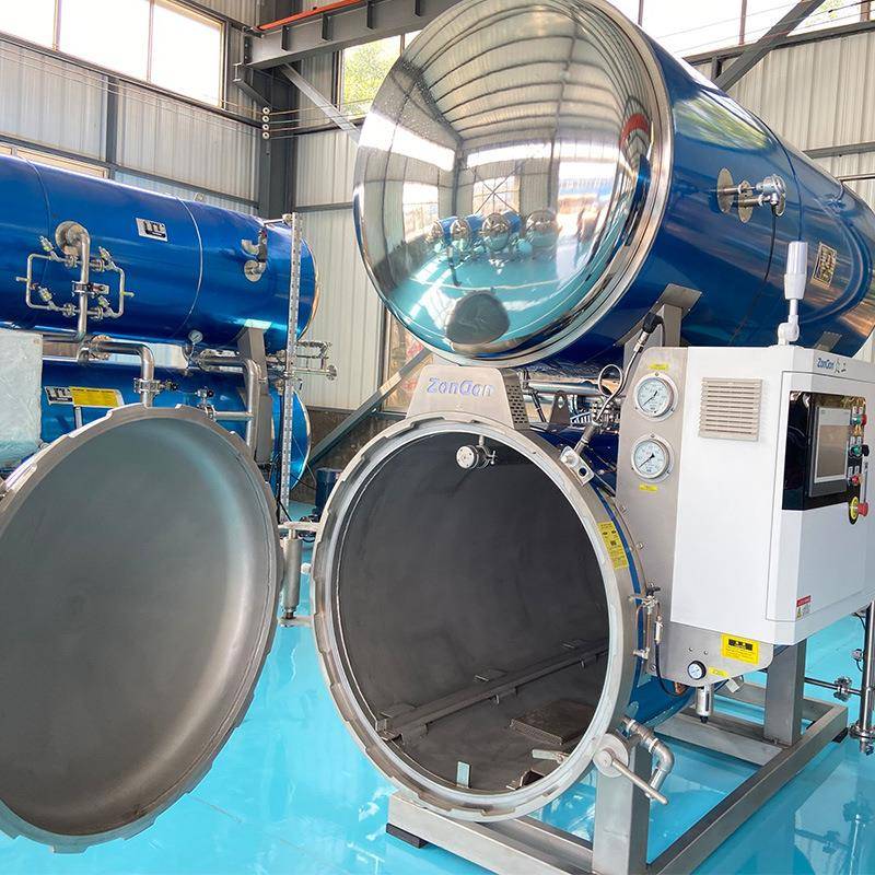 全自动电脑控制器杀菌锅上下罐杀菌效果好猫粮狗粮杀菌锅厂家