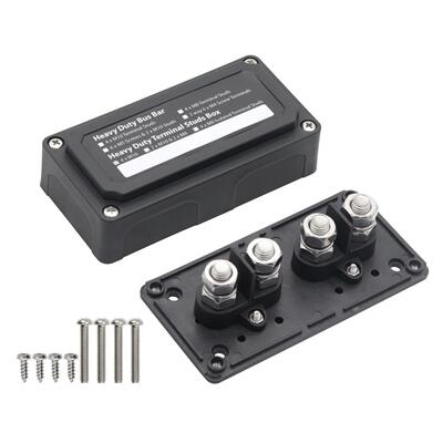 汽车房车轮船负汇极线汇流排接线柱盒分离4路M10F3609适改装用48V