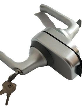 高长固0锁2ST-G0244玻璃门铝执手银色办公室中央锁G隔配件哑黑隔