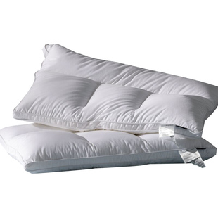 酒店全棉整头枕头一对装单人w双人枕芯家用低颈椎枕护颈枕睡觉专