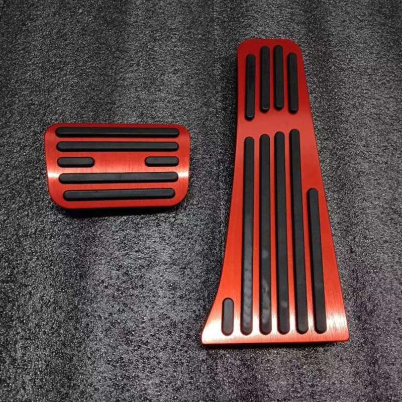 适于用腾势D9油门刹车踏v板 d9内饰改装铝合金防滑专用脚踏板