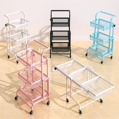 变形架平行置轮物架阳台动小推车可折叠带零YJ-45484食多肉花客移