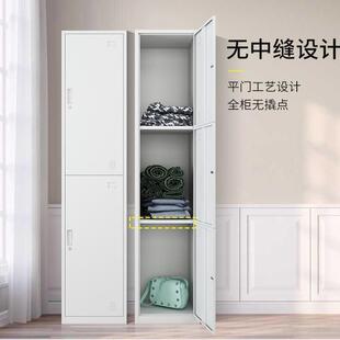单门更衣柜拆装铁皮单二门衣柜工舍宿收储物柜带单门柜锁员纳鞋柜