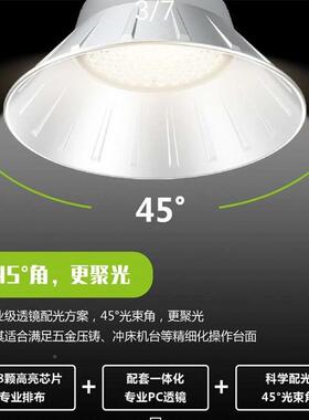 /工厂超亮功大率683库车间仓厂房大面积照明10W高棚5工矿灯路灯