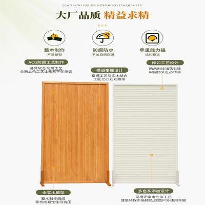 防腐隔木栅栏zl0001户外院台断实木围庭栏围墙遮挡装饰阳木护栏篱