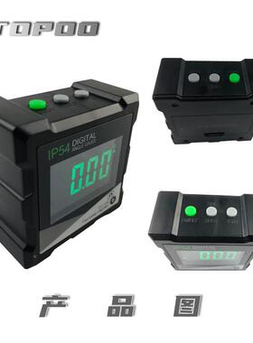 ETPOO倾角仪屏4*90度IP54液晶四面磁力数显O度293液晶倾角盒角仪