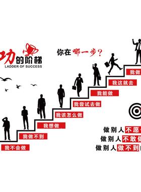 公司企业语文化墙面装饰画办室励志墙公贴纸标员工激励会议F97JJH