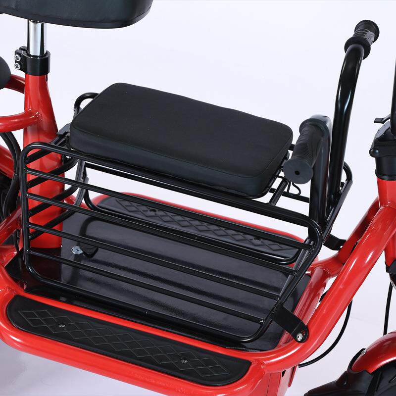 电动三轮车家24小型接送子女迷士老年代孩用步亲子折叠轻便你电瓶