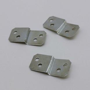 200个 Z型挂钩五金压片 相框加硬四孔高低扣 背板连接片Z形压片