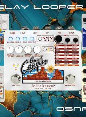 傲颂线上EHX单块GRAND NANO PICO CANYON RERUN延时乐句效果器