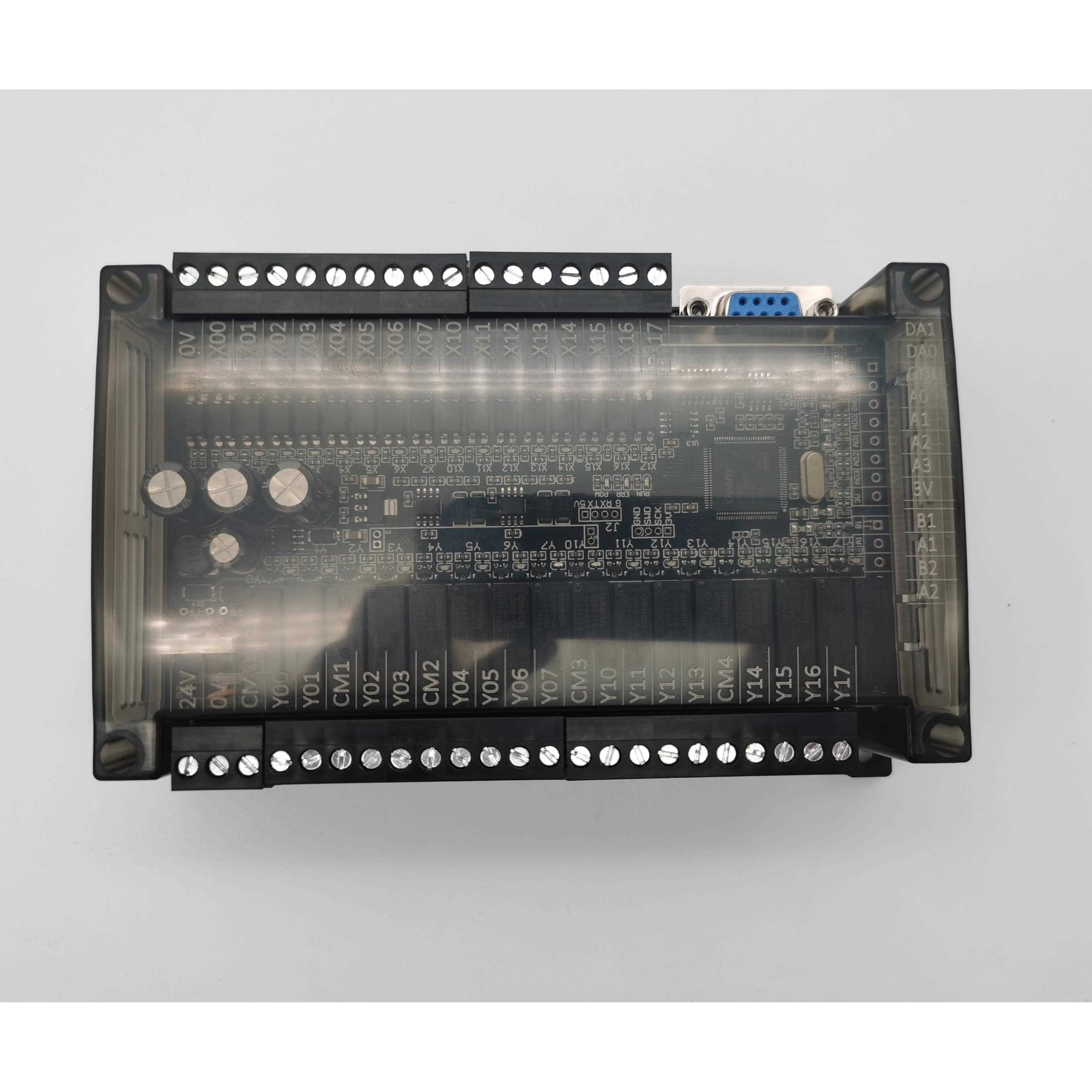 国产PLC工控板 可编程控制器 3U30 32 40 44 48MR MT（B）