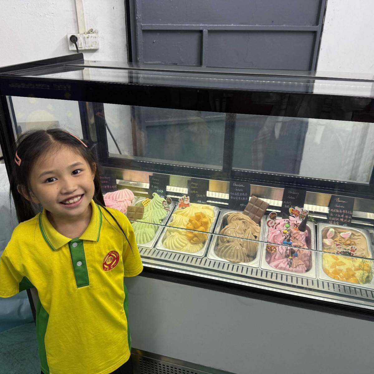 1/48盘icecreamdisplayshowcase商用雪糕柜卧式冰柜