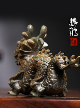 天然紫檀玉檀绿檀木腾龙木手雕把摆摆件转运文玩小件件
