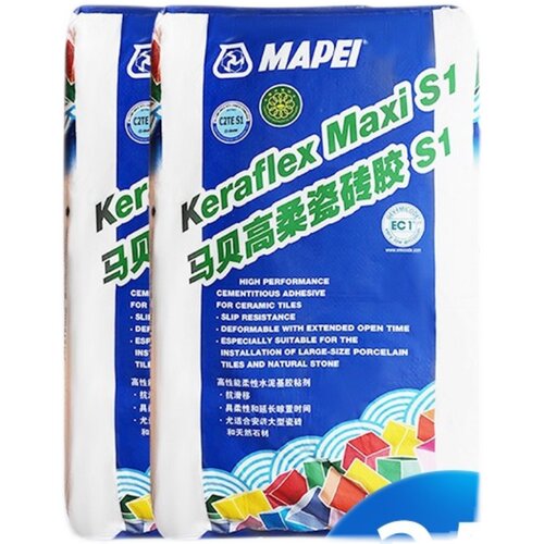 马砖马效瓷砖胶C2TE马贝石材与玻化砖瓷贝胶高贝高柔S1大板粘合剂