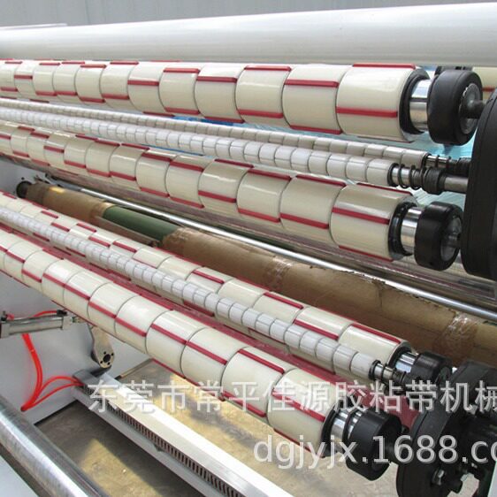 东莞常平佳源封箱胶带分切机 透明母卷薄膜分切机