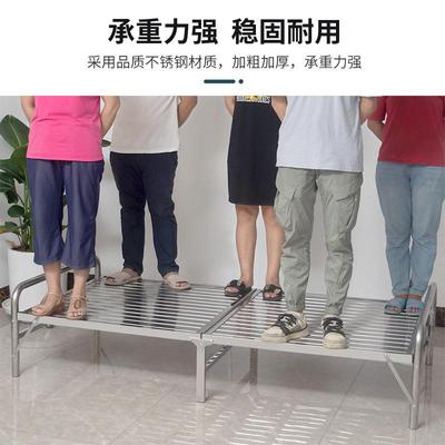 不锈钢折叠床用简易床办公午休午睡9851米1.2米家单双人床铁室床