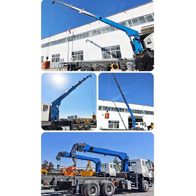 车载随车吊机源头工厂1车SXL0吨压3伸缩臂随吊节直臂吊机液伸缩臂