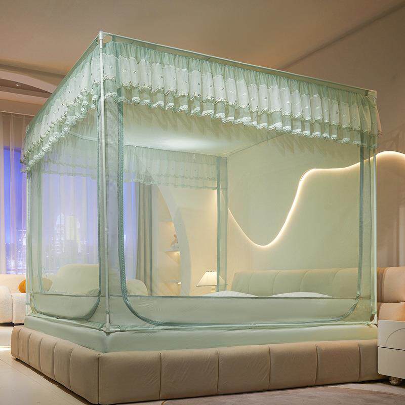 蒙古儿童全防专摔用蚊帐家用三开门婴儿防止掉BLY床底1.8米坐床包