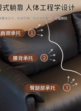 发客位厅小户型出租房3354卧室双直三人大象耳朵排懒人沙发布艺新