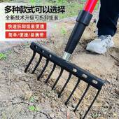 钢叉大晒草叉翻松土叉挑枯枝稻晾码 草垛叉麦秸清理地垃35圾多功能