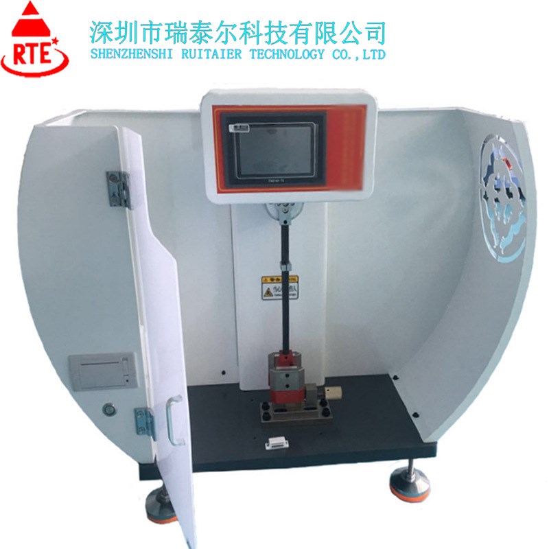 电动拉力塑料冲击试验机一件可发触屏式数显悬臂梁冲.击测试仪器