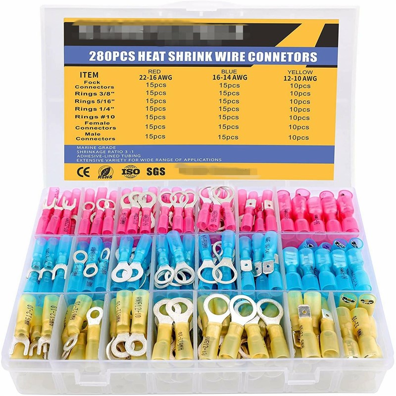 280中间接线l防水热缩管接线端子防水冷压端子