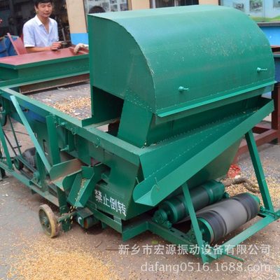 粮食除杂筛 小型 自动清理霉烂籽 5-8吨/h 净度90%  带抛粮 入库
