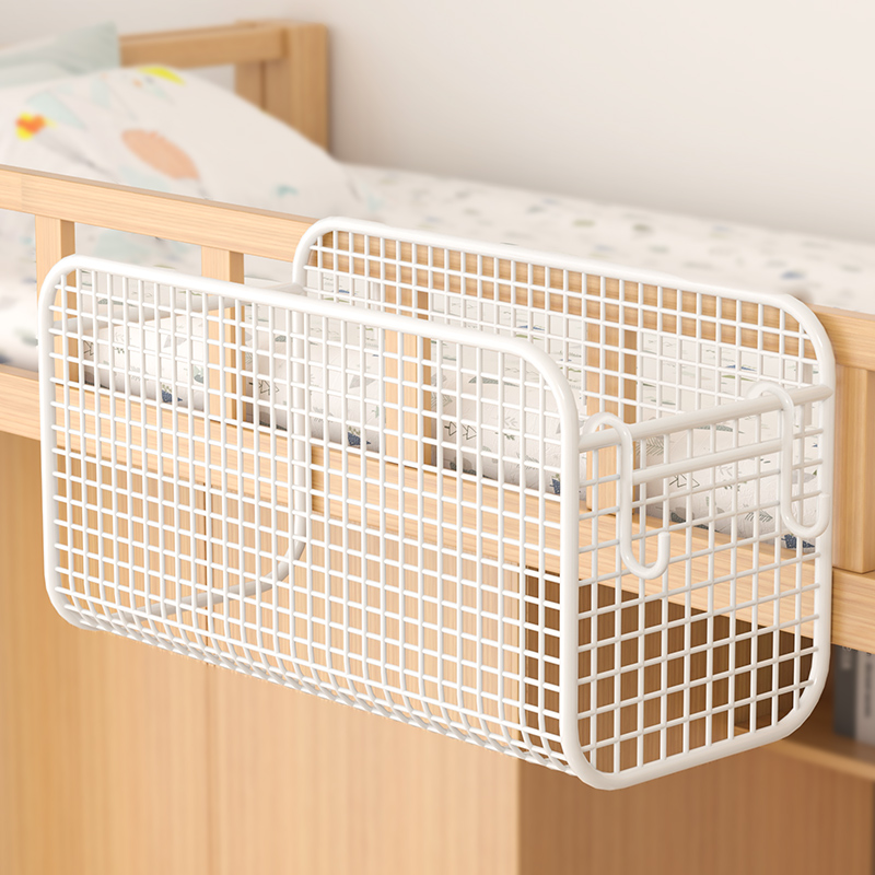 宿舍床边置物架床k头挂篮床上收纳篮子寝室上铺收纳神器悬挂收纳