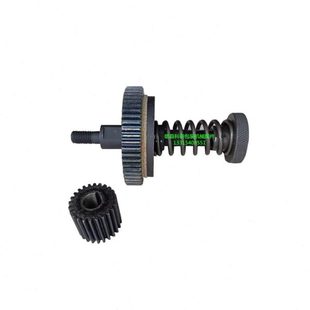 张力控制器简易机械结构齿轮刹车张力器弹簧压力摩擦片调节放卷