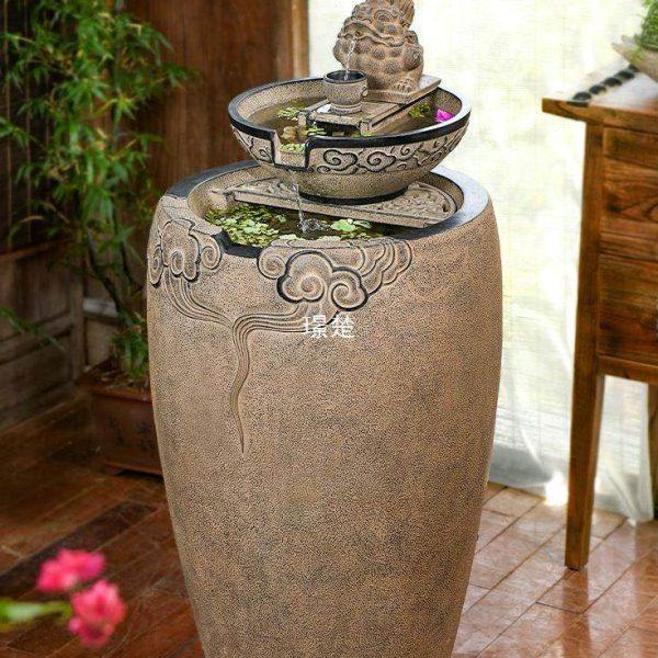 L!庭院流水摆件室外吐水水景水系景观循环水户外阳台鱼缸造景布置,家居饰品,户外/庭院摆件,淘宝优惠券,粉丝福利购,淘宝优惠卷