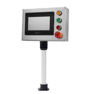 7寸触摸屏安装 盒铝合金人机界面控制电箱文本支架plc威纶台达信捷