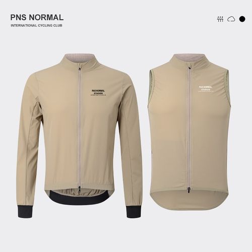 PNS 高品质 Jacket Beige 全天侯防风背心马甲公路自行车骑行风衣
