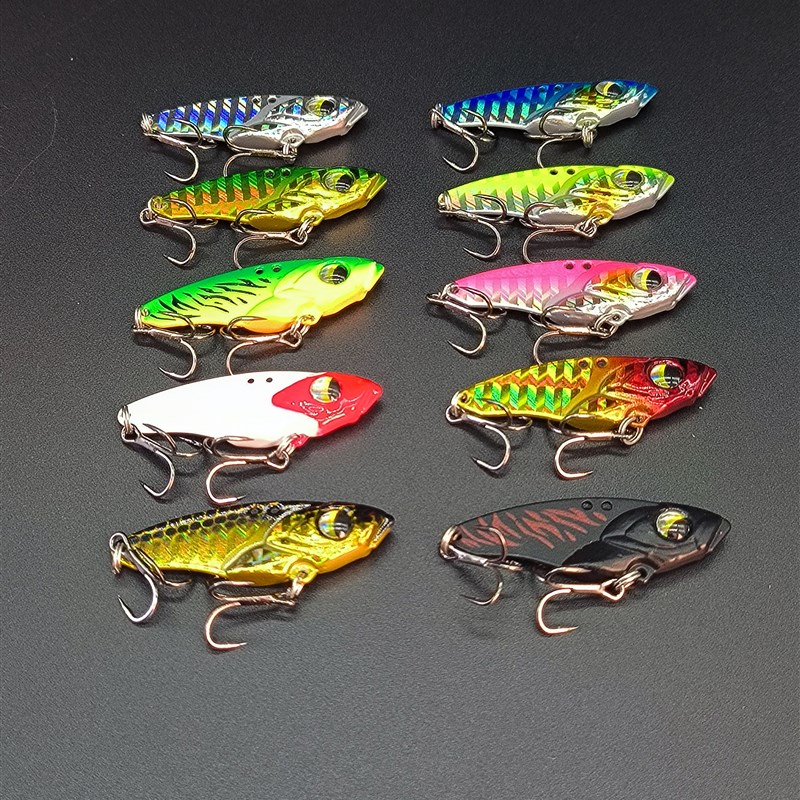 薄背vib大河铅包铜金属震颤东江红眼鳊鱼淡水海钓翘嘴鲈鱼路亚饵