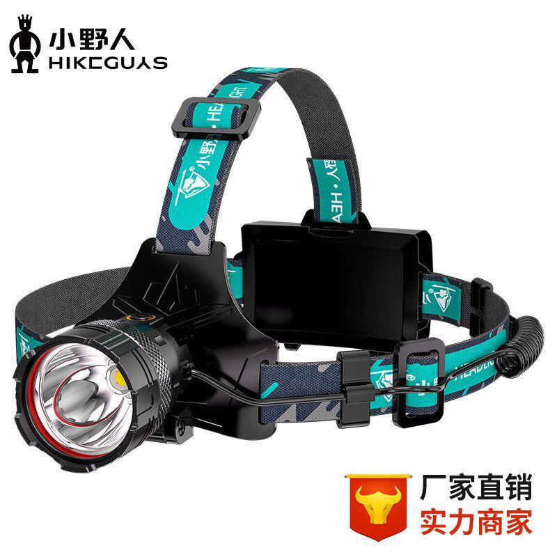 P50超亮爆款感应强光头戴式头灯充电变焦户外LED防水钓鱼灯厂家