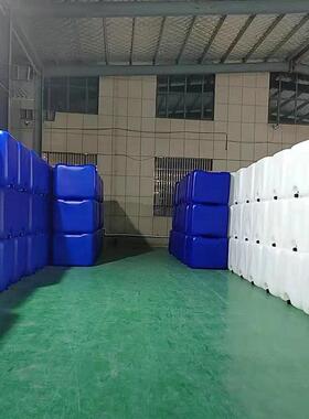 吨桶胆白蓝色塑内料桶色方形带盖食级塑料水品桶蓝色方CQP桶涂料