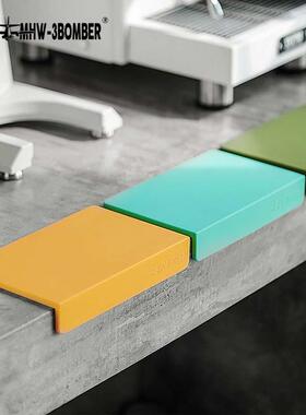 轰炸机粉锤垫压台粉胶器布粉器吧垫转角压粉垫啡机手柄RET防咖滑