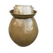 四泡川陶厂家供应7001斤菜坛腌菜缸菜泡坛子瓷发酵缸土陶泡菜缸