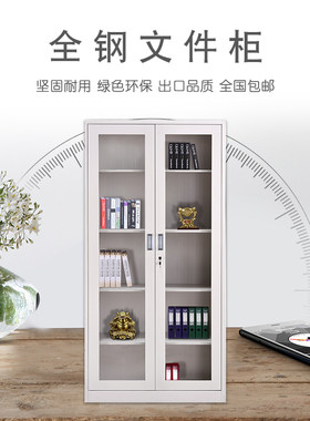 大连钢制办公室铁皮衣件带矮柜书柜资料柜锁凭证档案员工更文柜子