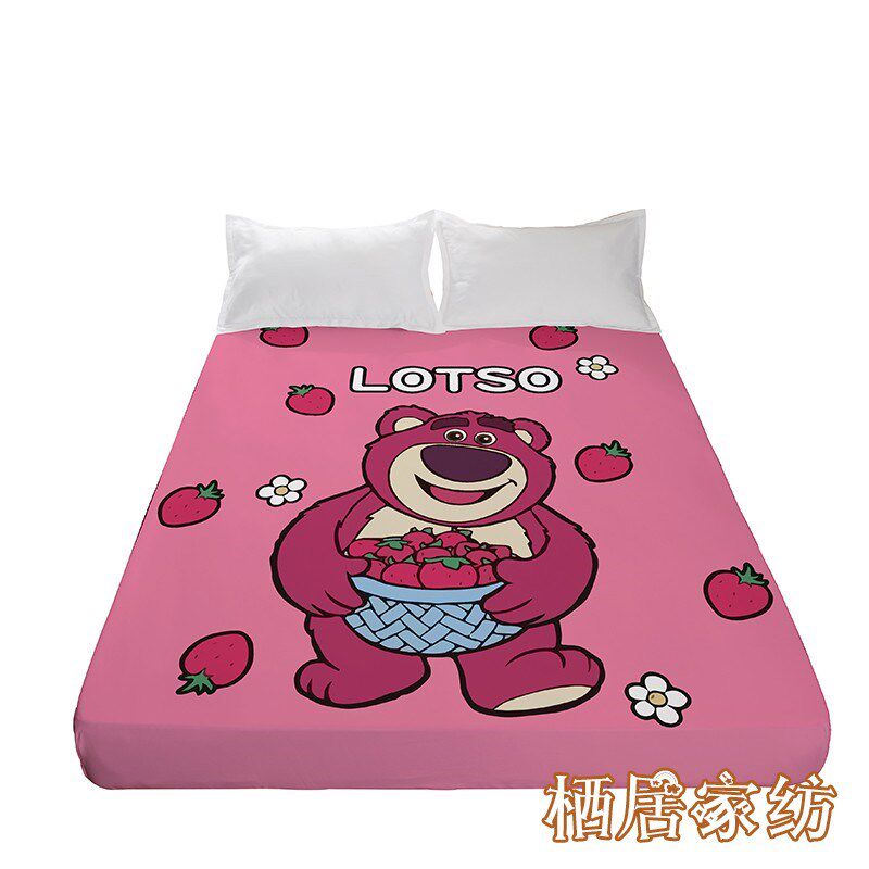 卡通玩具总动护床童百搭床笠床垫保员套1.5m双人床防尘罩儿上用品