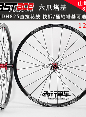 法斯特轮组 DA25/DH825花鼓自编太阳车圈DT辐条山地真空轮组120响