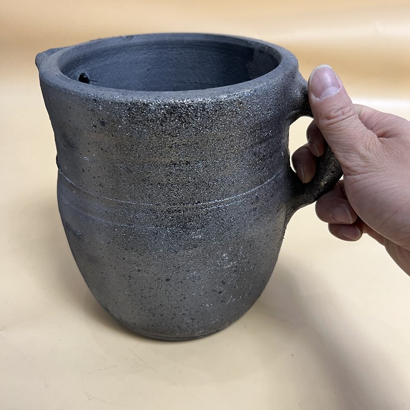传统老式无釉土砂罐烤茶罐燃气明火耐高温干烧中药罐黑砂锅瓦罐